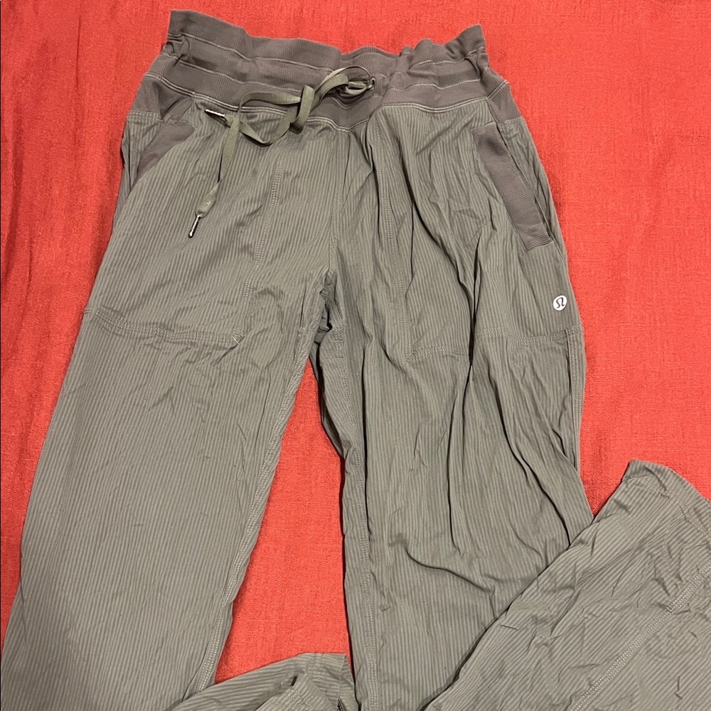 GREEN lululemon dance studio Pants